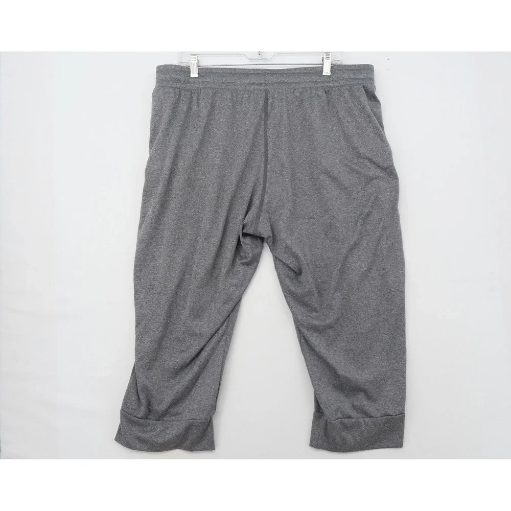 Under Armour Mens HeatGear Loose Fit Capri‎ Training Pants Gray XXL 2XL
